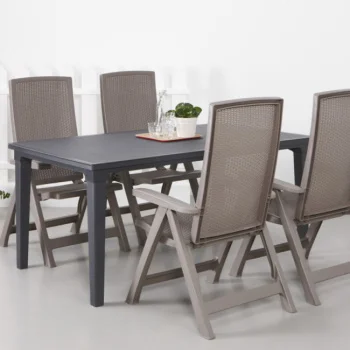 Allibert baštenska stolica Montreal, kapućino -2